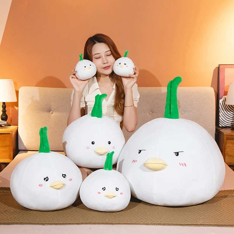 

15/30/40cm Creative Fatty Garlic Cosplay Duck Plush Toy Cute Stuffed Throw Pillow Plushies Doll Anime Soft Kids Toys Home Decor