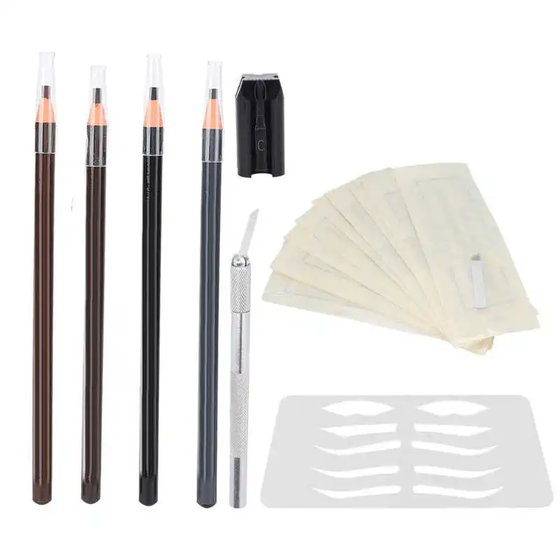 

Практика микроблейдинга набор карандашей для бровей Набор-точилка Professional для салона красоты для начинающих