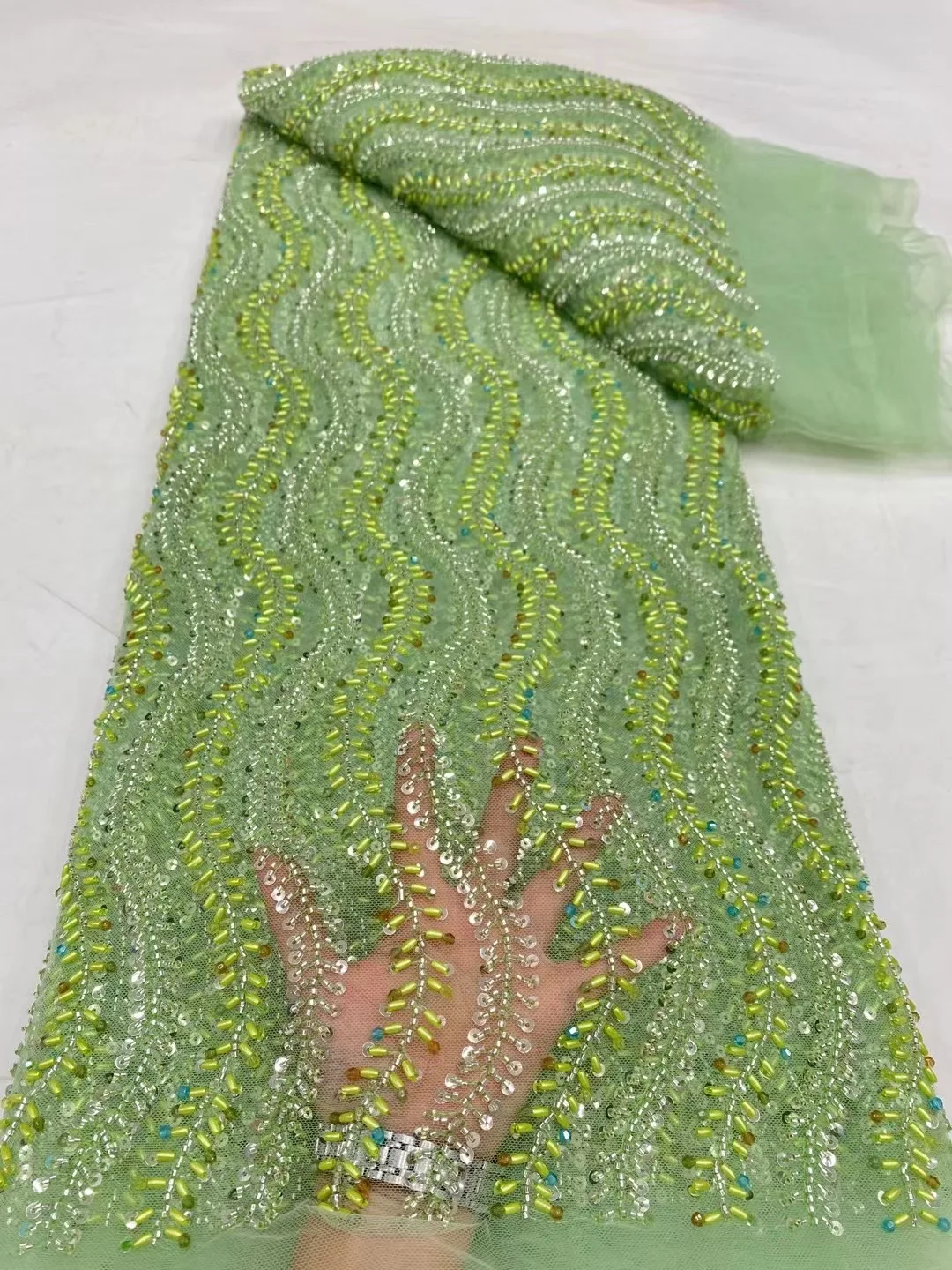 Французская сетчатая кружевная ткань с камнями 2024 новейшая африканская сетка