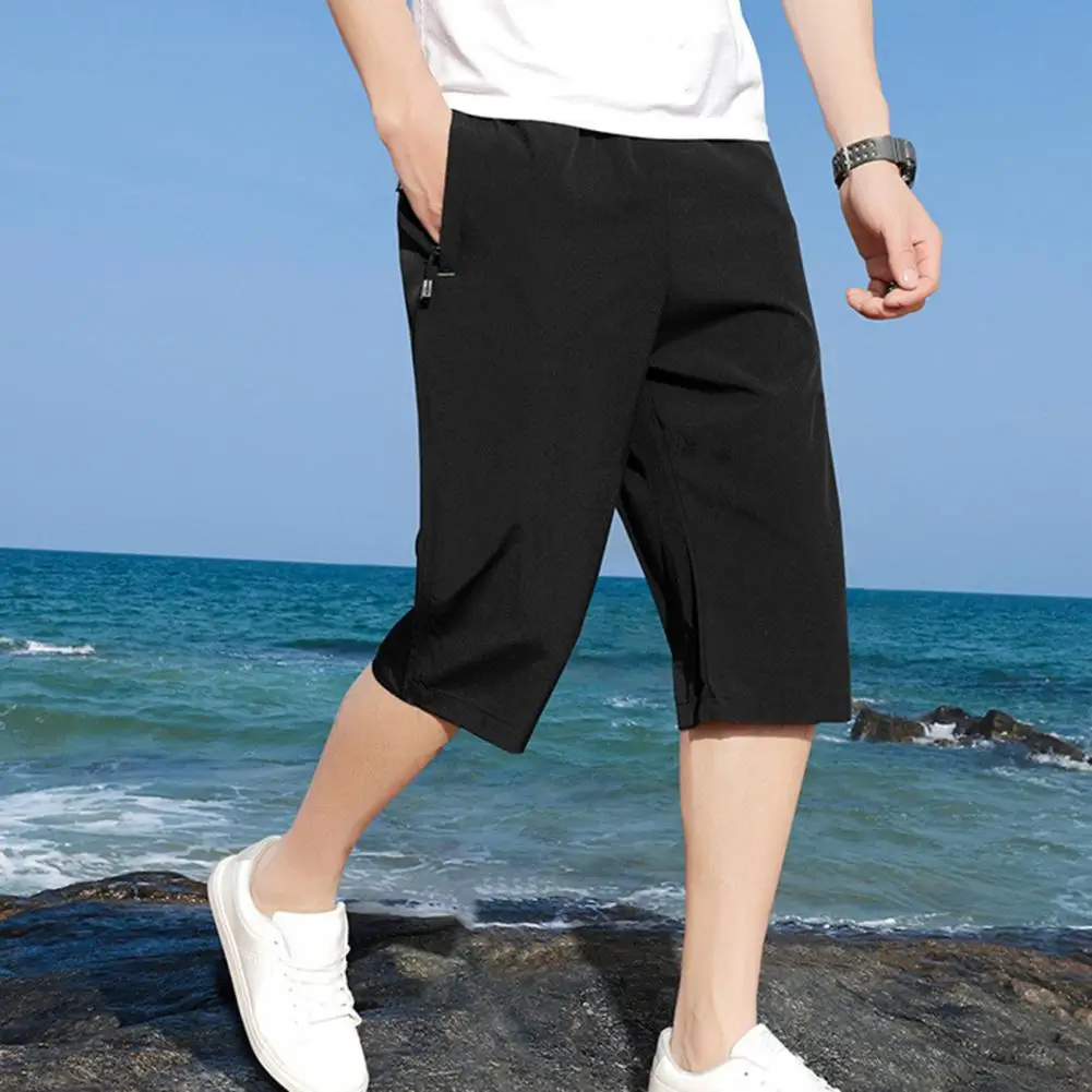

Summer Trendy Anti-scratch Quick Dry Pants Thin Men Pants All Match for School