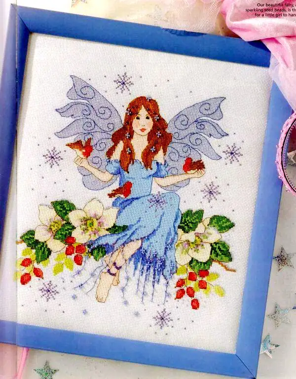 

Зимняя Фея, 35-39, высшее качество, красивый, милый, подсчитанный Набор для вышивки крестиком, высота Игла DIY Work