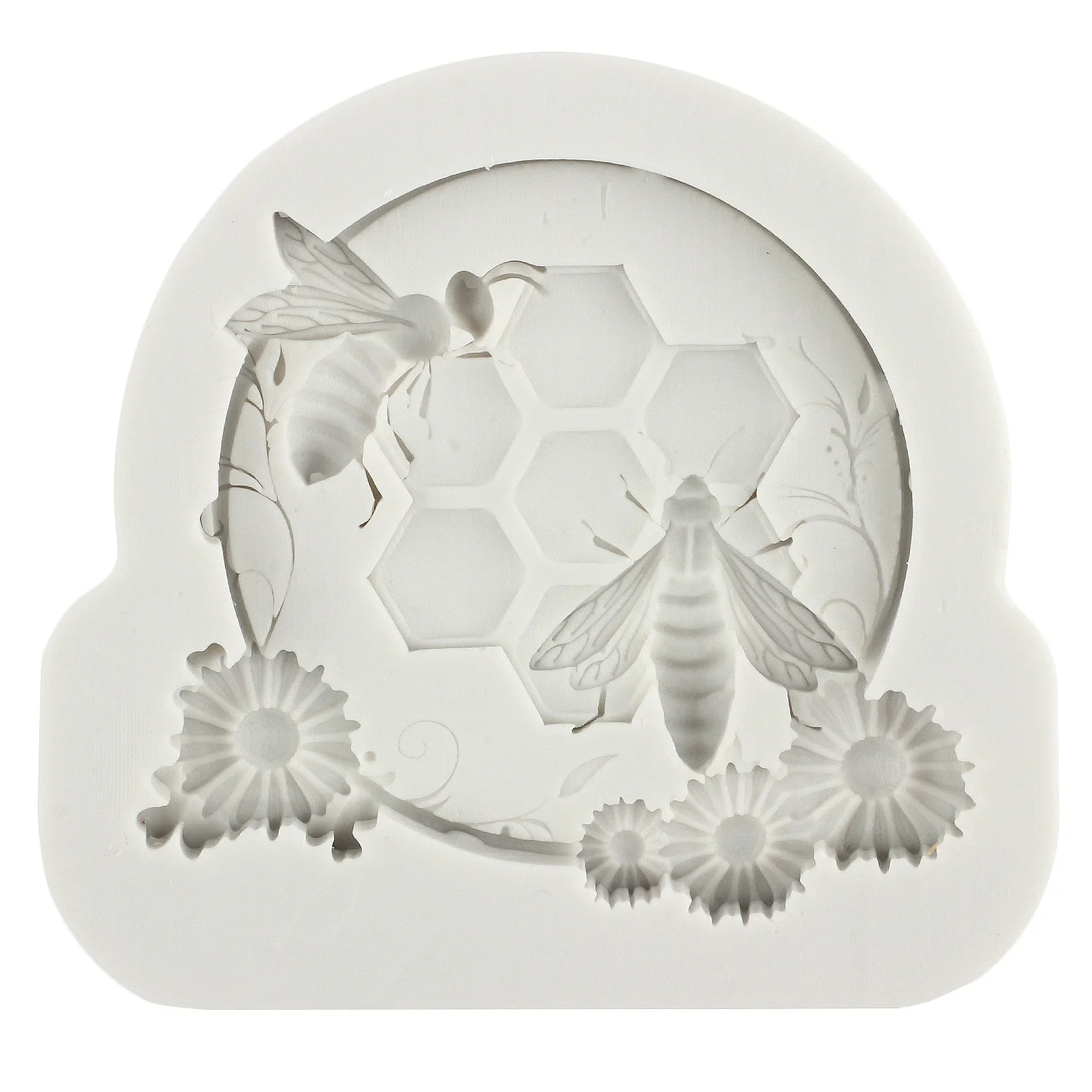 Пчела ячеистая помадка силиконовая фотография инструменты для украшения кексов