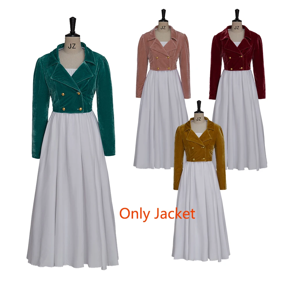 Women's Victorian Regency Top Jacket Short Coat Cosplay Colonial Suit Costume Retro Steampunk Jacket Halloween Outfit