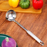 304 steel water scoop filter oil soup separation grease spoon trap tool filter kitchen soup household b8k1