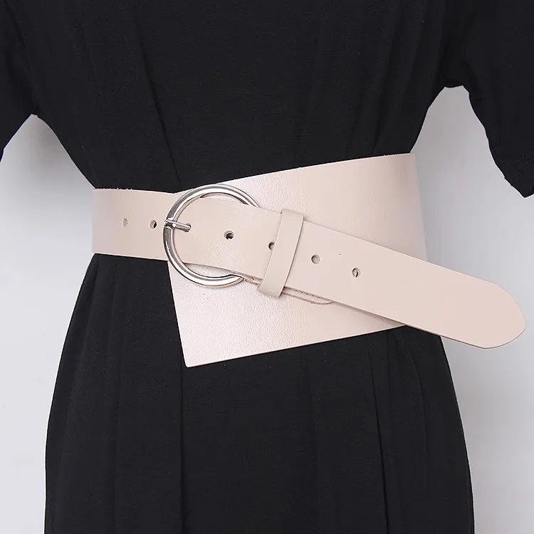 Женский модный корсет из натуральной кожи, женский пояс, пальто, пояс, платье, украшение, широкий пояс J050