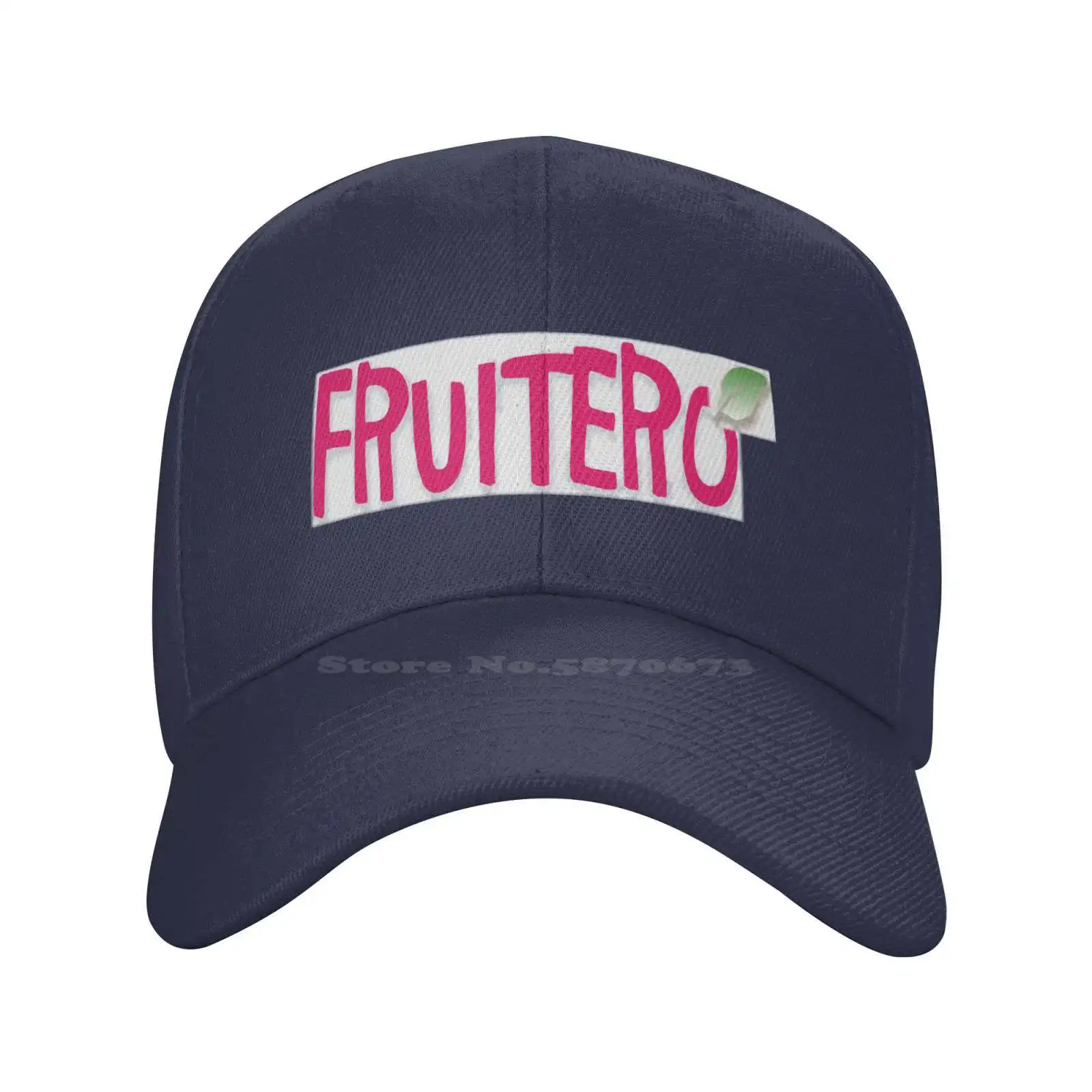 

Fruitero Logo Print Graphic Casual Denim cap Knitted hat Baseball cap