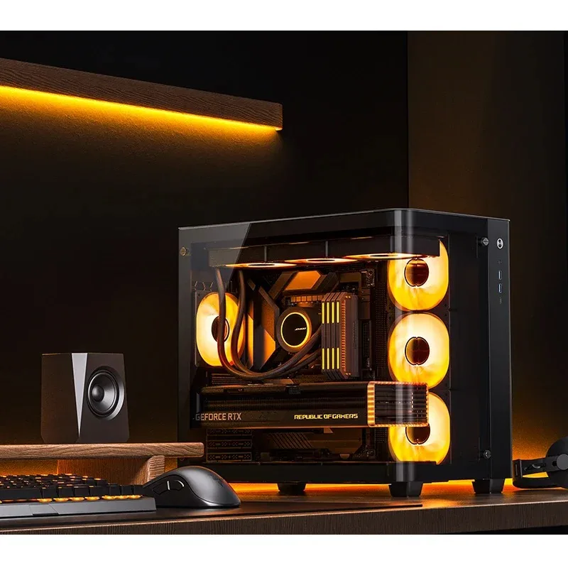 Фото Корпус для ПК JONSBO TK-3 ATX Full Tower с изогнутым стеклом и окном из закаленного стекла для панорамного обзора №3
