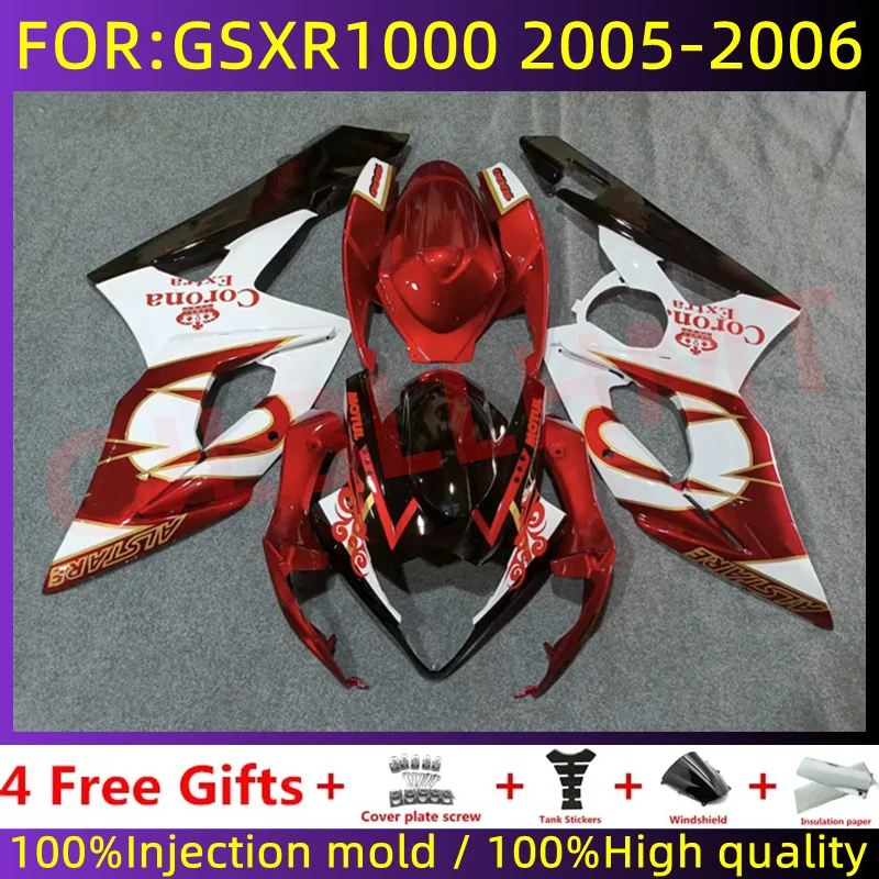 НОВЫЙ комплект обтекателей для мотоцикла ABS подходит GSXR1000 GSXR 1000 05 06 GSX-R1000 K5 2005 2006