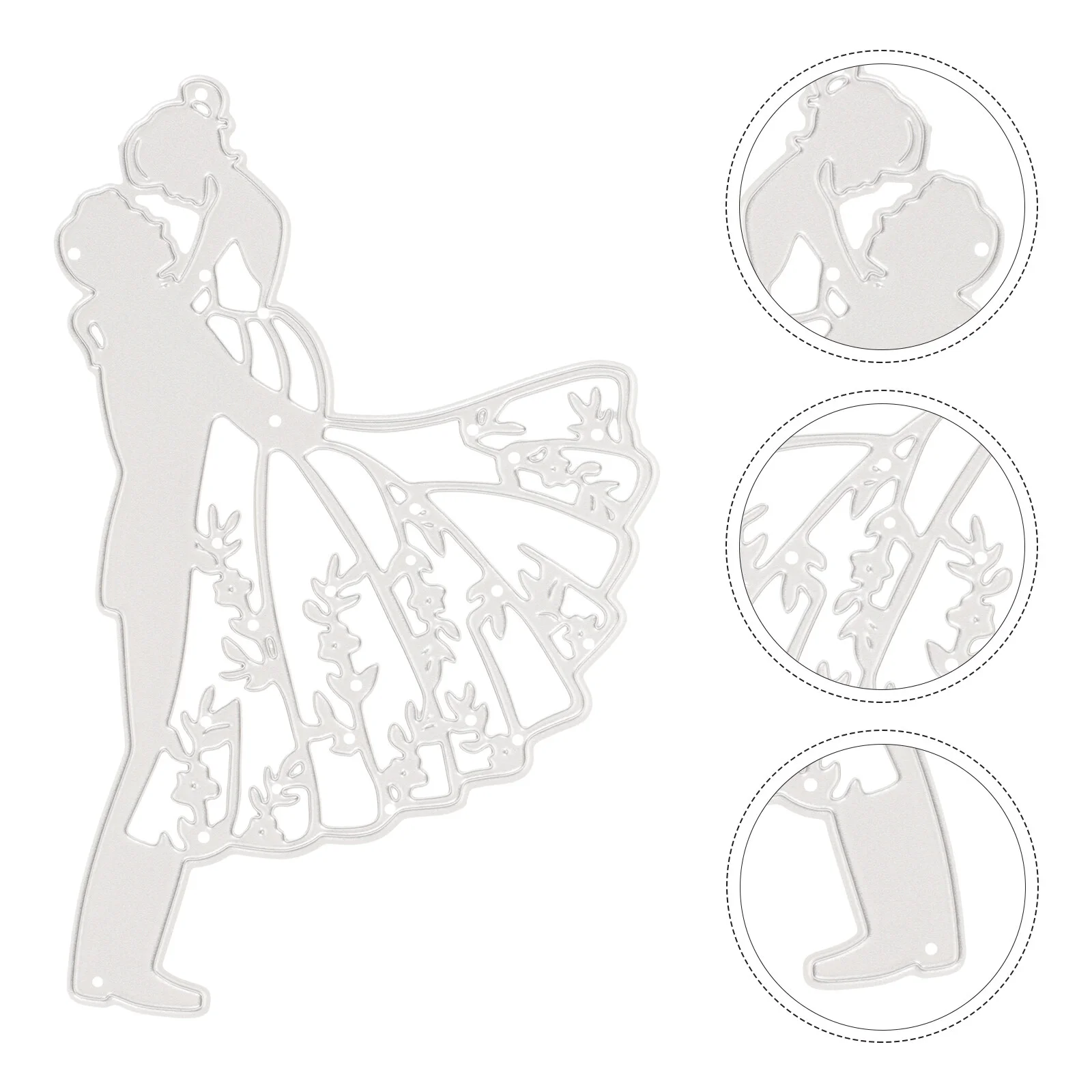 

Cutting Die Embossing Mold Scrapbook DIY Bride Groom Dies Paper Craft Stencil Flower Cuts Wedding