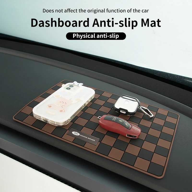 Липкий ПВХ Противоскользящий коврик для приборной панели автомобиля