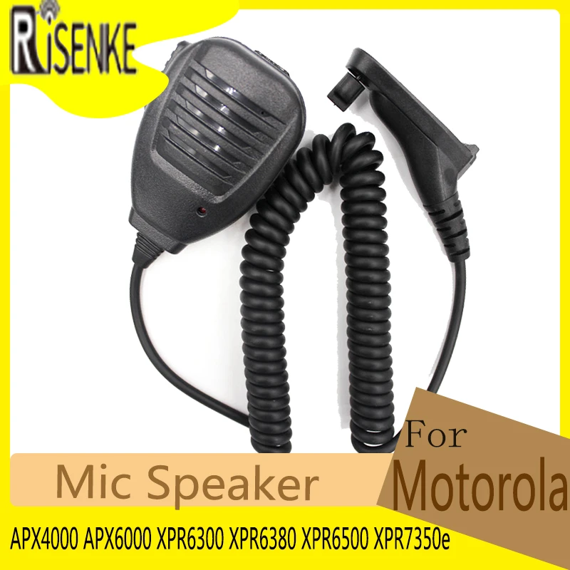 Walkie Talkie Microphone Mic Speaker for Motorola APX900 APX1000 APX4000 APX6000 XPR6100 XPR6300 XPR6380 XPR6500 XPR7350e
