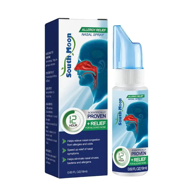 

Очищающее средство для легких, спрей для носа, аллергический уход за пазухами