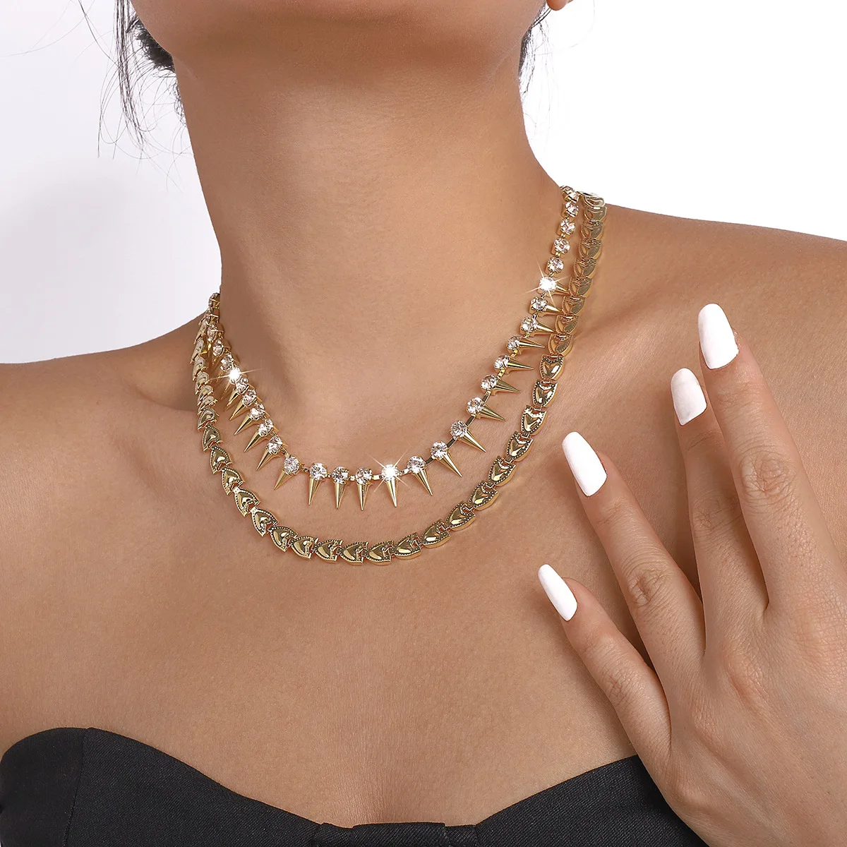 Jewelry Personalized Elegant Water Diamond Necklace Women