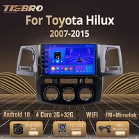 tiebro 2din android10 0 car radio for toyota fortuner hilux 2007 2008 2012 2014 2015 multimedia video player gps navigation dsp