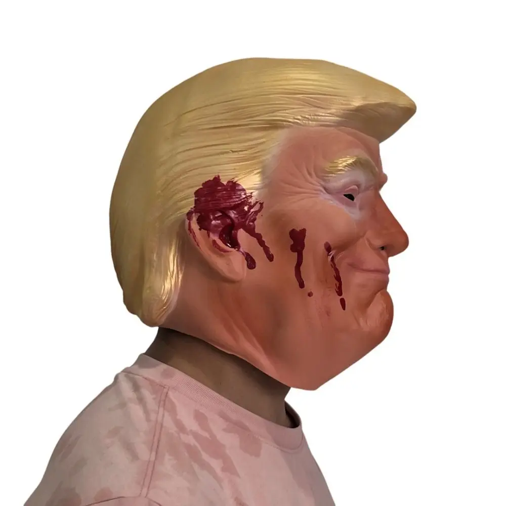 Забавная латексная маска Трампа волшебное головное покрытие на Хэллоуин