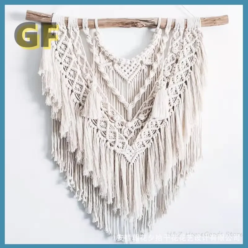 Богемный гобелен ручной работы скандинавское украшение большой настенный с