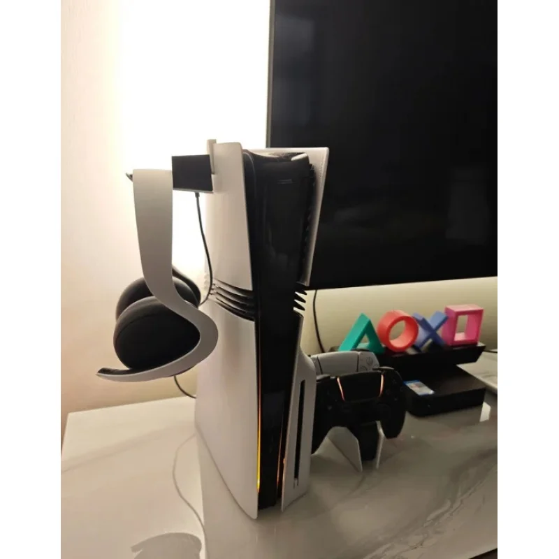 Фото Крючок для настенного крепления наушников WYORESY для PS5 Pulse Elite, противоскользящая подставка для игровых наушников, аксессуар для хранения на стене №4