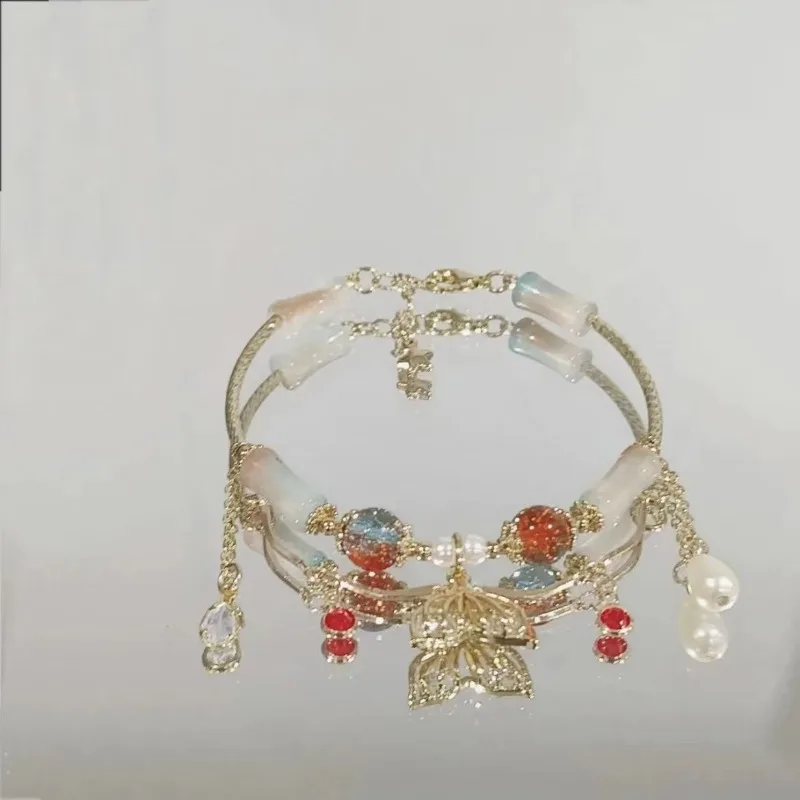 Косплей Любовь и глубокий косплей Rafayel Qiyu идентичные выработанные золотые бусины