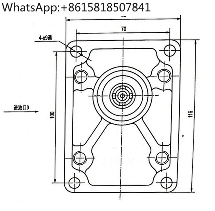 Шестеренчатый насос Гидравлический масляный