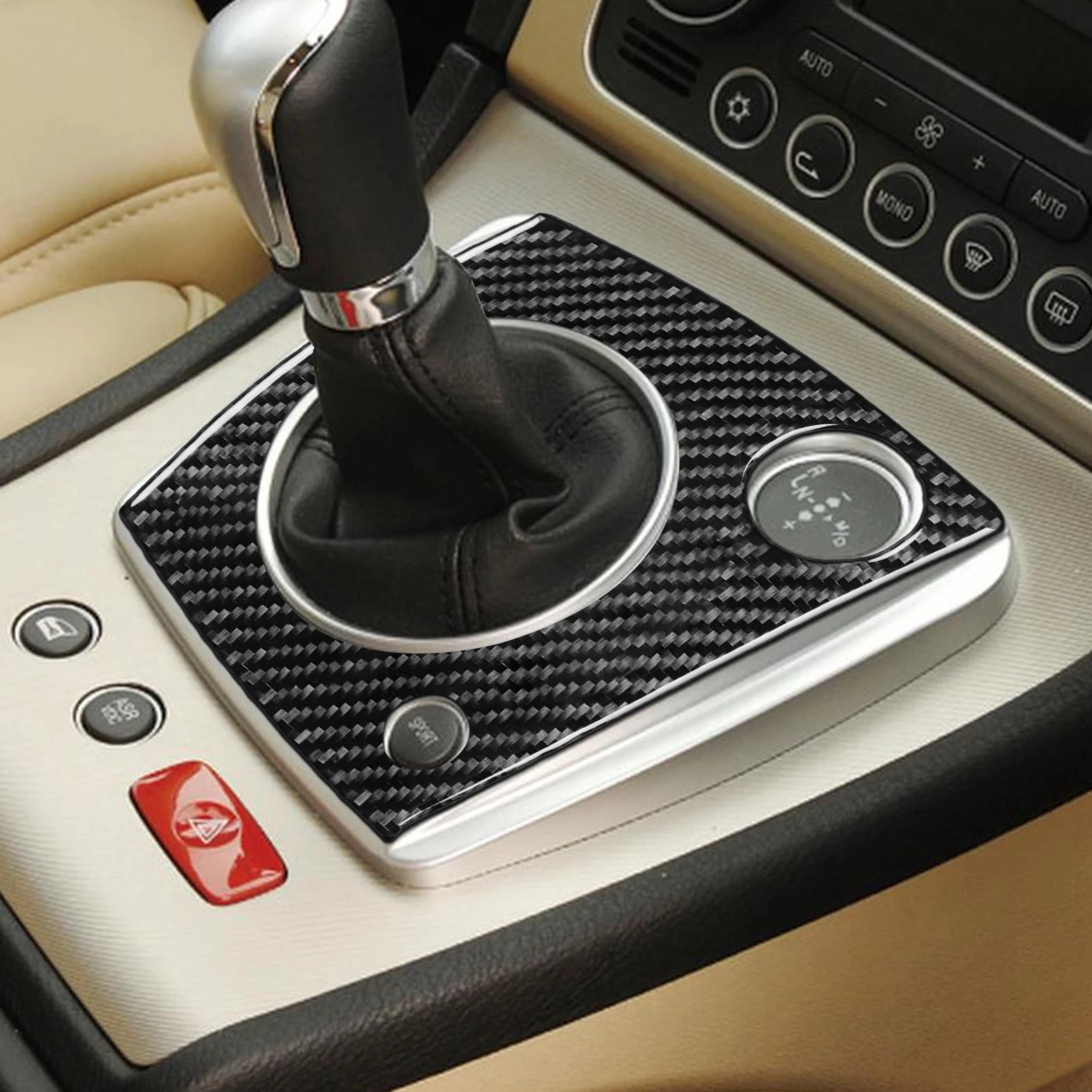 Фото Для Alfa Romeo 159 05-23 автомобиль Brera Spider набор деталей для переключения передач, наклейка из настоящего углеродного волокна Sportwagon, аксессуары для интерьера автомобиля №2