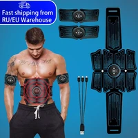 ems abdominal muscle stimulator trainer usb connect abs fitness equipment training gear estimulador muscular slimming massager