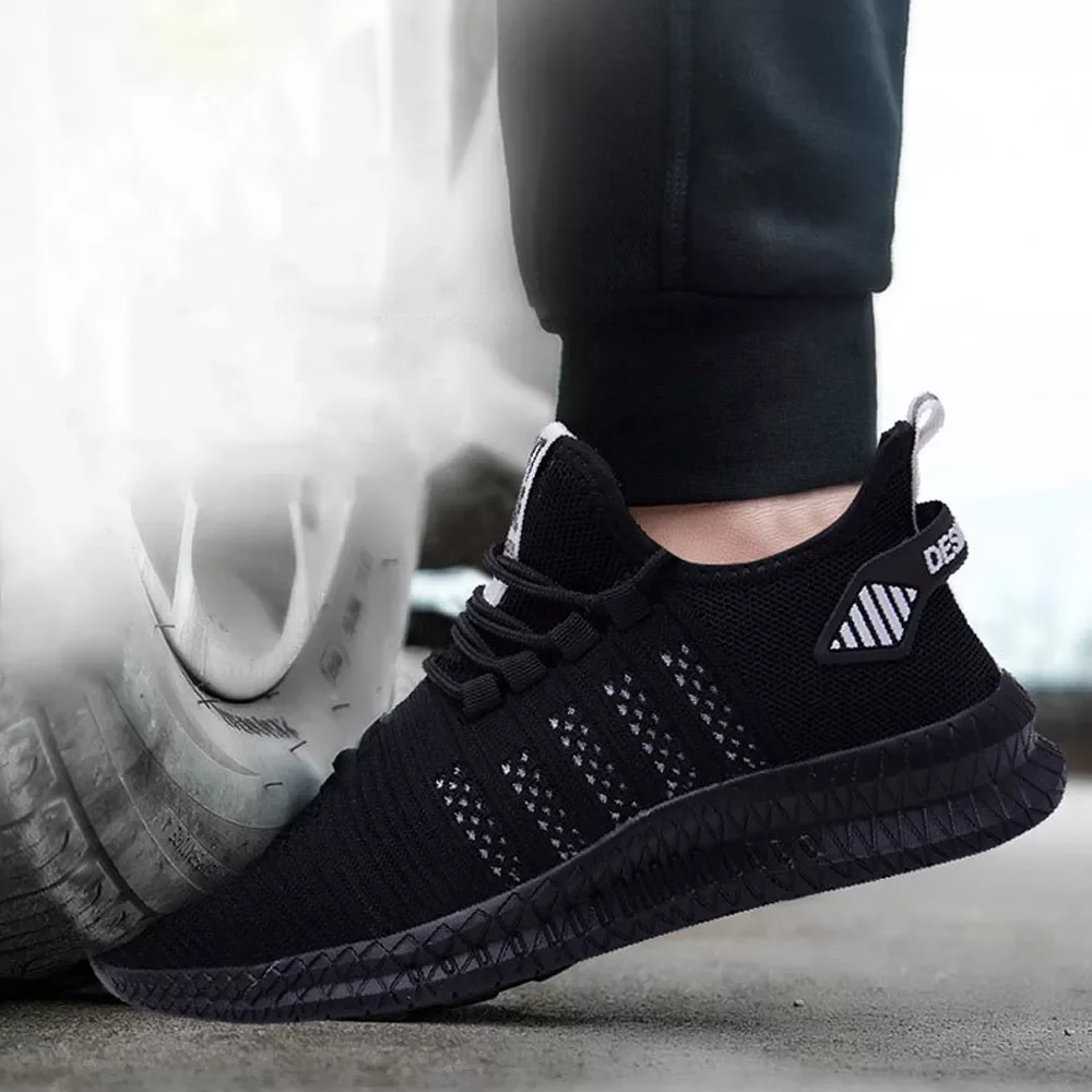 

2022NEW Safety Shoes Steel Toe Construction Protective Footwear Lightweight 3D Shockproof Work Sneaker Shoes for Men or Women