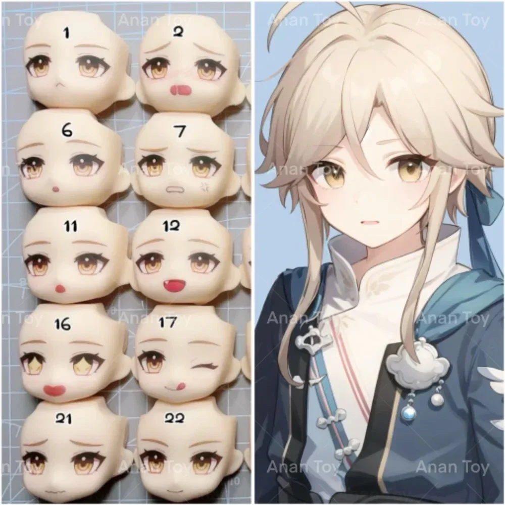 Yanqing Ob11 Gsc 1/12 лицевые средства аниме игры игрушки для косплея ручной работы лицо