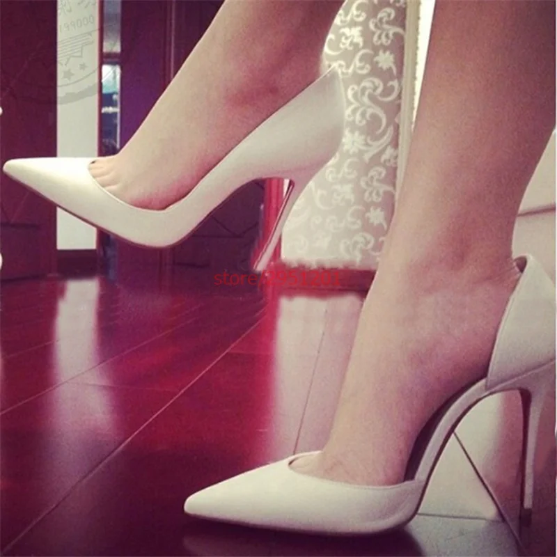 Women Black Thin High Heel Pumps Classic Elegant Pointed Toe High Heels Shoes Woman Solid Thin Heel Sandals for Women