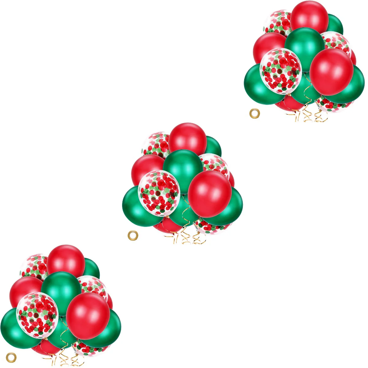 

Balloons Partylatex Balloon Decorative Seasonal Claus Santa Green Red Decorations Set Holiday Christmas Year New Decoration