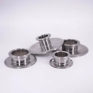 1,5 дюйма, 2 дюйма, 2,5 дюйма, 3 дюйма, 3,5 дюйма, 4 дюйма, редуктор с тройным зажимом, короткий фланец с внешним диаметром, уменьшающая заглушка, нержавеющая сталь SUS 304, санитарное пиво для домашнего пивоварения