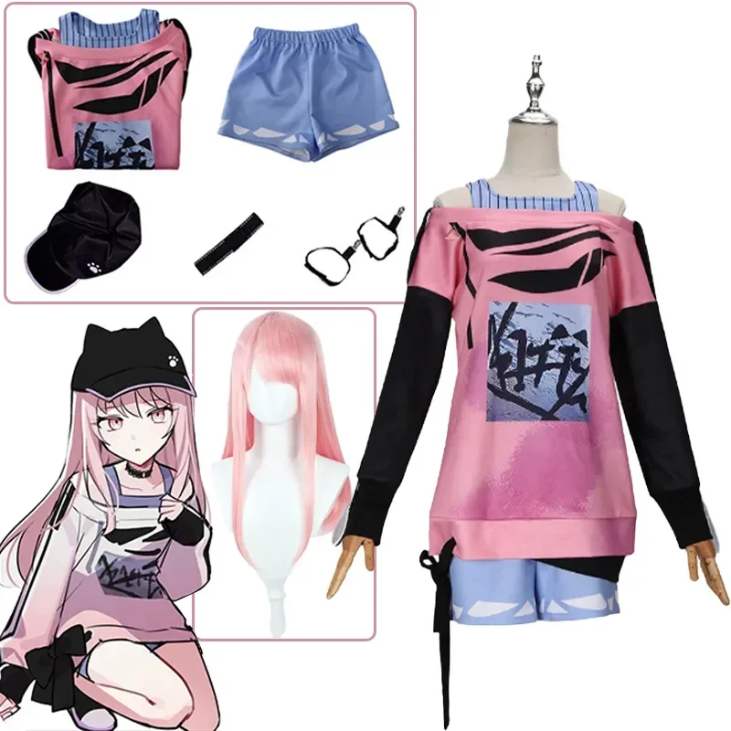 Игровой проект Sekai красочные сценические костюмы Akiyama Mizuki для косплея PJSK MZK