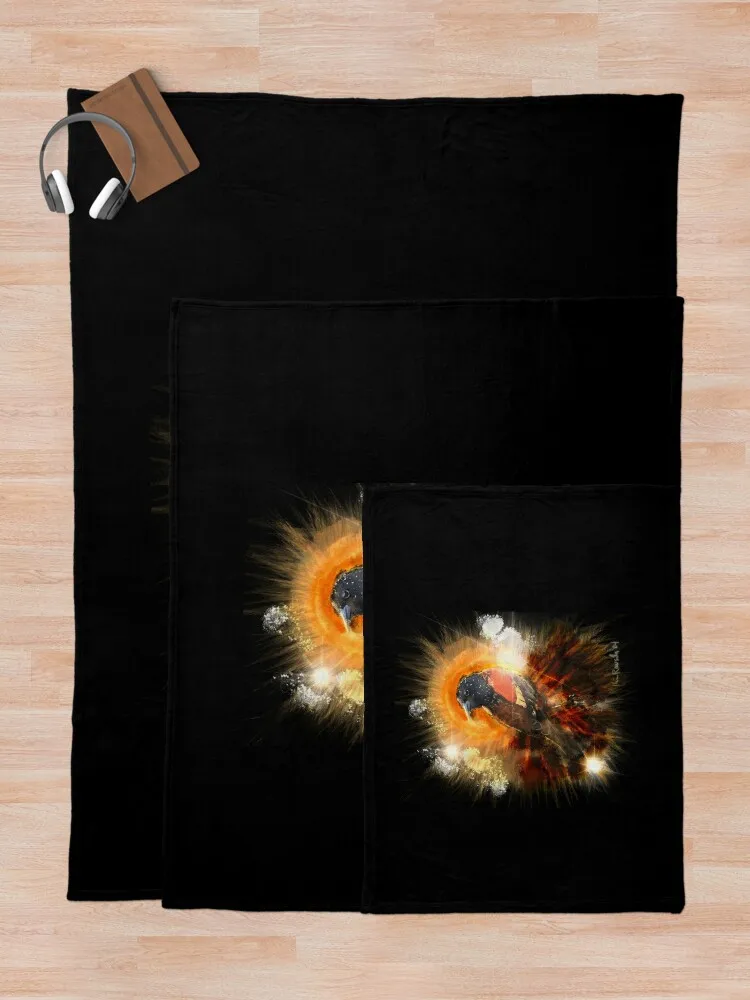Краснокрылое одеяло Sunburst туристические гигантские одеяла для дивана