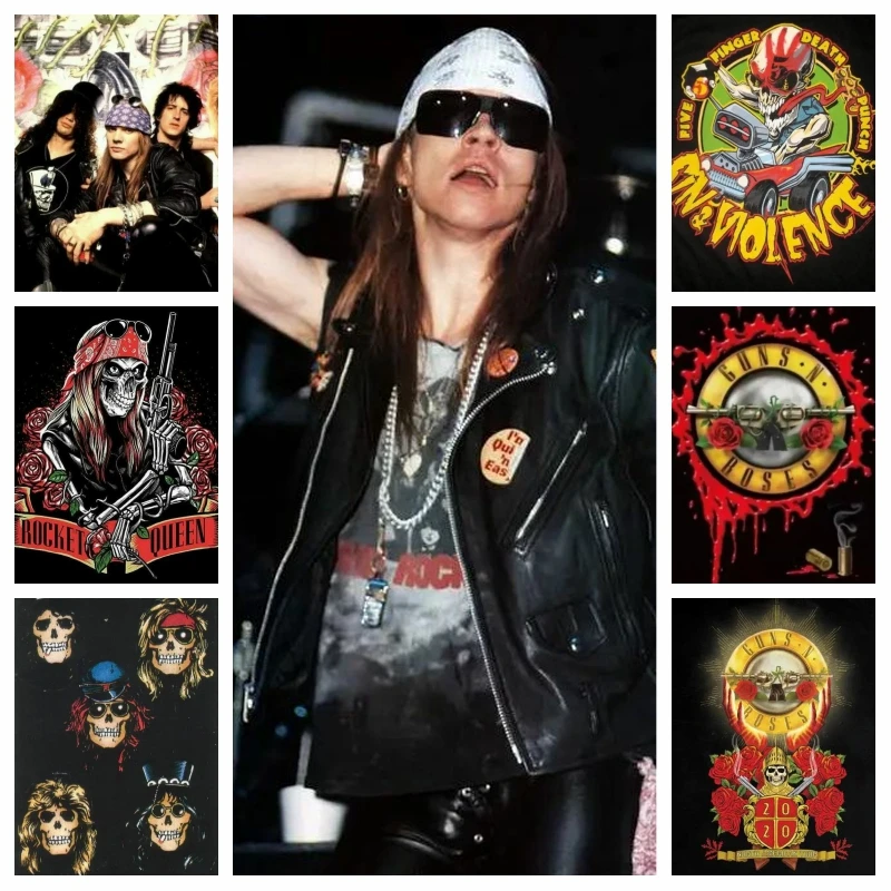 

Rock Band Guns N Roses Diamond Painting DIY Music Singer Embroidery Cross Stitch Modern Handwork Home Decor