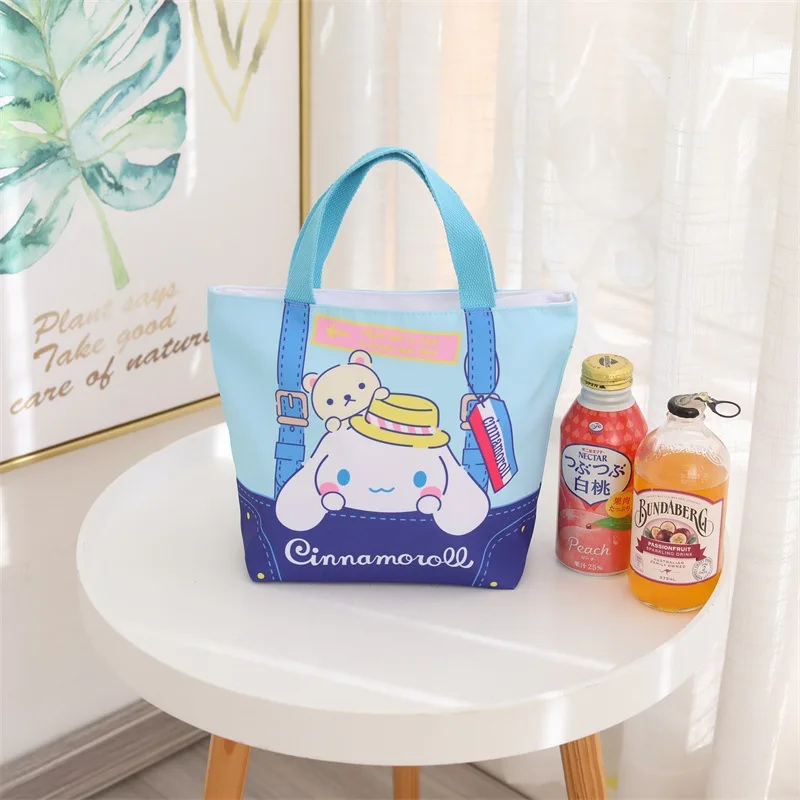 Милый мультяшный аниме My Melody Cinnamoroll Hellokittys сумка для хранения Холщовая Сумка