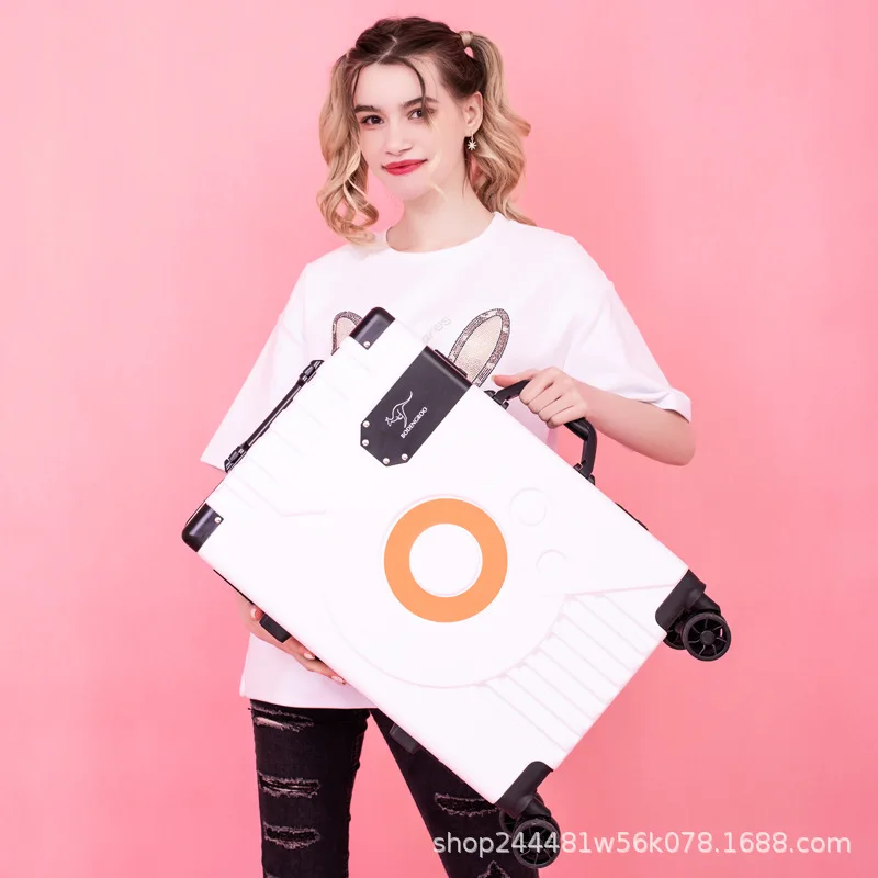Trolley Case Universal Wheel Suitcase Suitcase Small Male Female Student Suitcase 20Inch Password Registration Box Suitcases