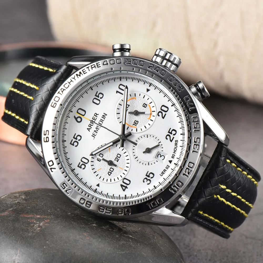 

Top Original Brand Quartz Watches for Mens Fashion Classic Carrera Steel Watch Business Chronograph Automatic Date AAA Clocks