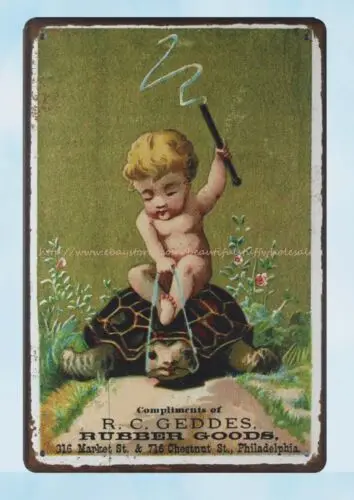 Резиновые товары Филадельфия черепаха металлические оловянные плакаты