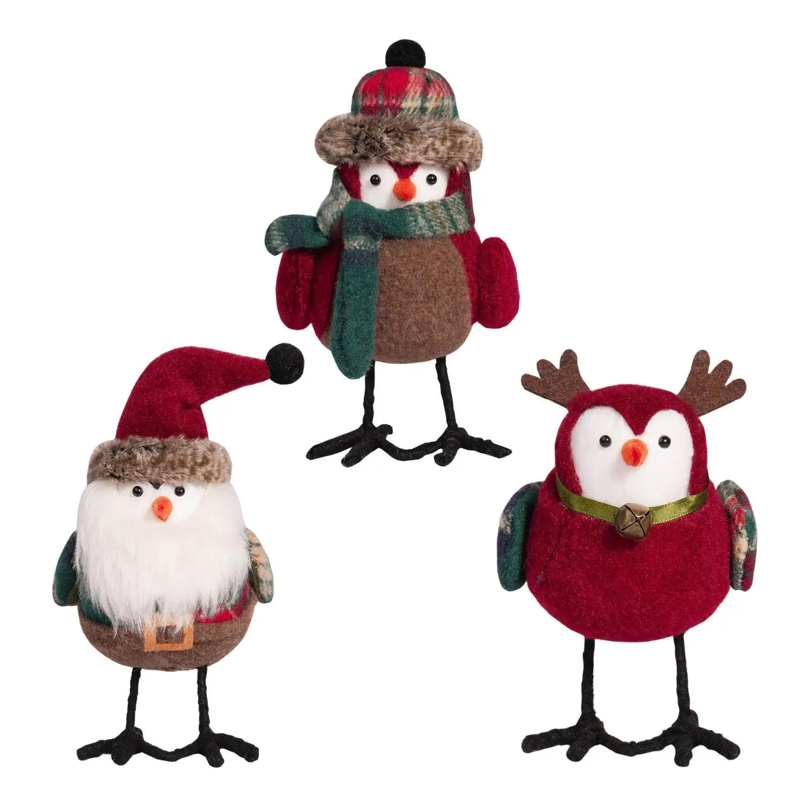 Рождественское украшение стола птица домашний декор на Новый год кухонный камин