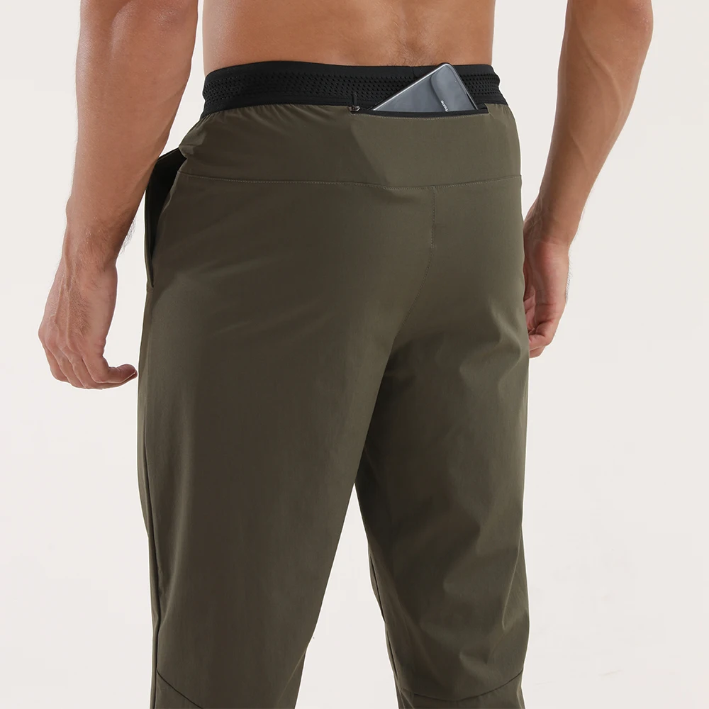 Мужские Брюки Для Бега Быстросохнущие Тонкие Эластичные Спортивные Шорты