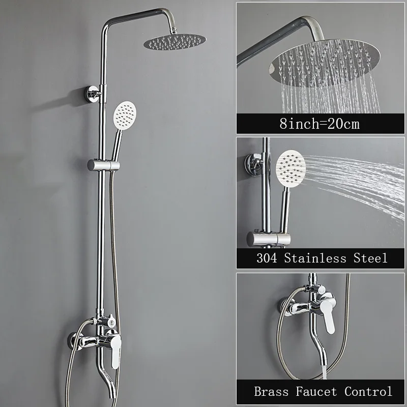 

Черный/хромированный набор смесителей для душа, Набор смесителей для ванной комнаты, смеситель для биде, полка для душа, вращающийся смесит...