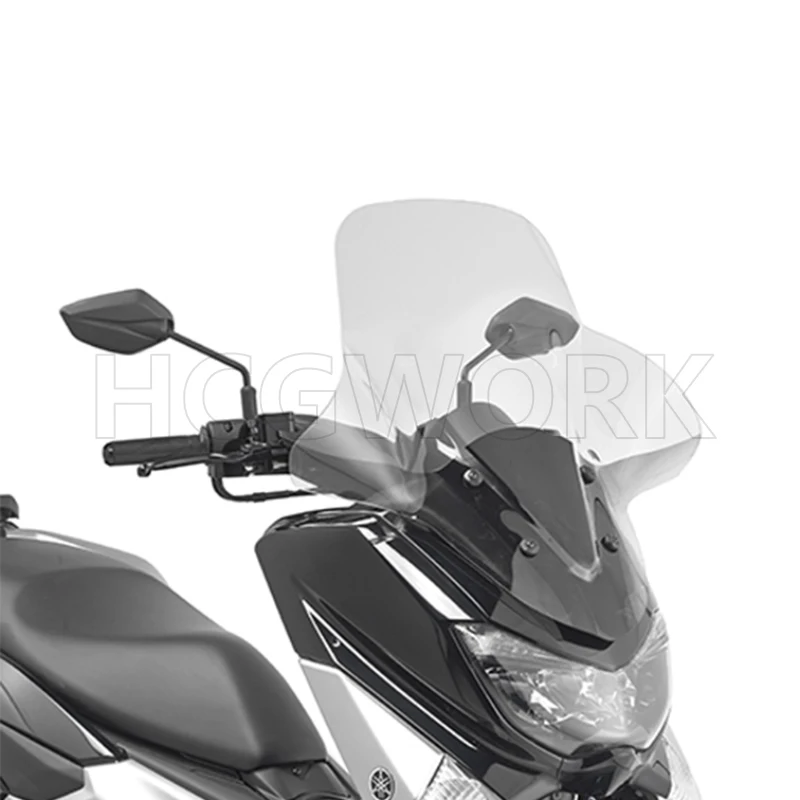 

Motorcycle Accessories Windshield Hd Transparent Heighten Widen Hand Guard Type for Yamaha Nmax155
