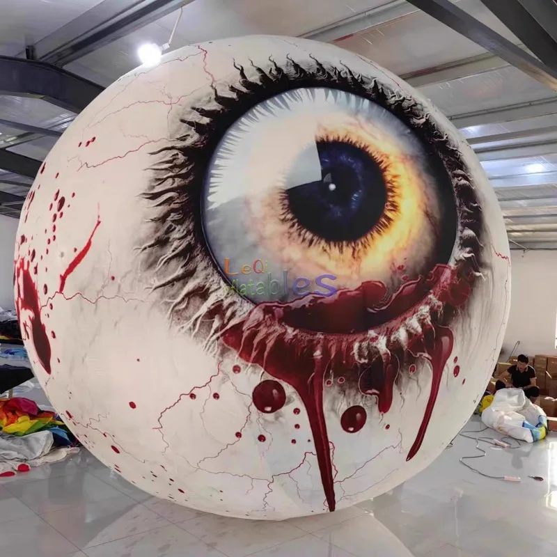Новый реалистичный светодиодный надувной шар для глаз украшение Хэллоуина