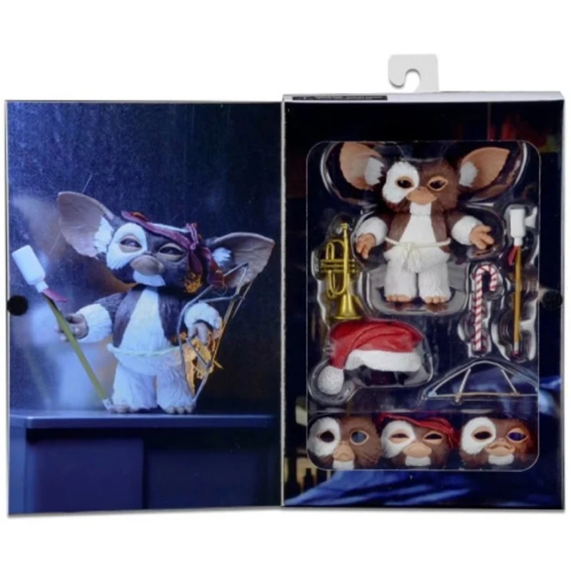 

Фигурка NECA Gremlins, оригинальная Рождественская версия ПВХ шарнирная экшн-фигурка Коллекционная модель игрушка подарок