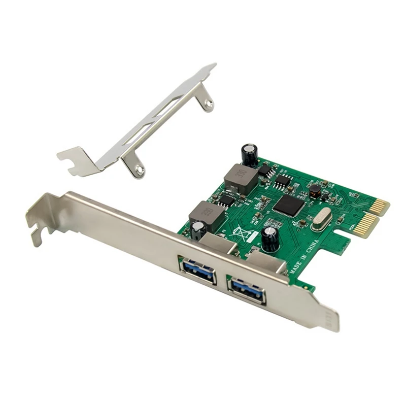 

Плата расширения ASM1042 PCI Express PCI-E X1, плата расширения с двумя портами USB 3,0, Стандартная карта расширения USB 3,0