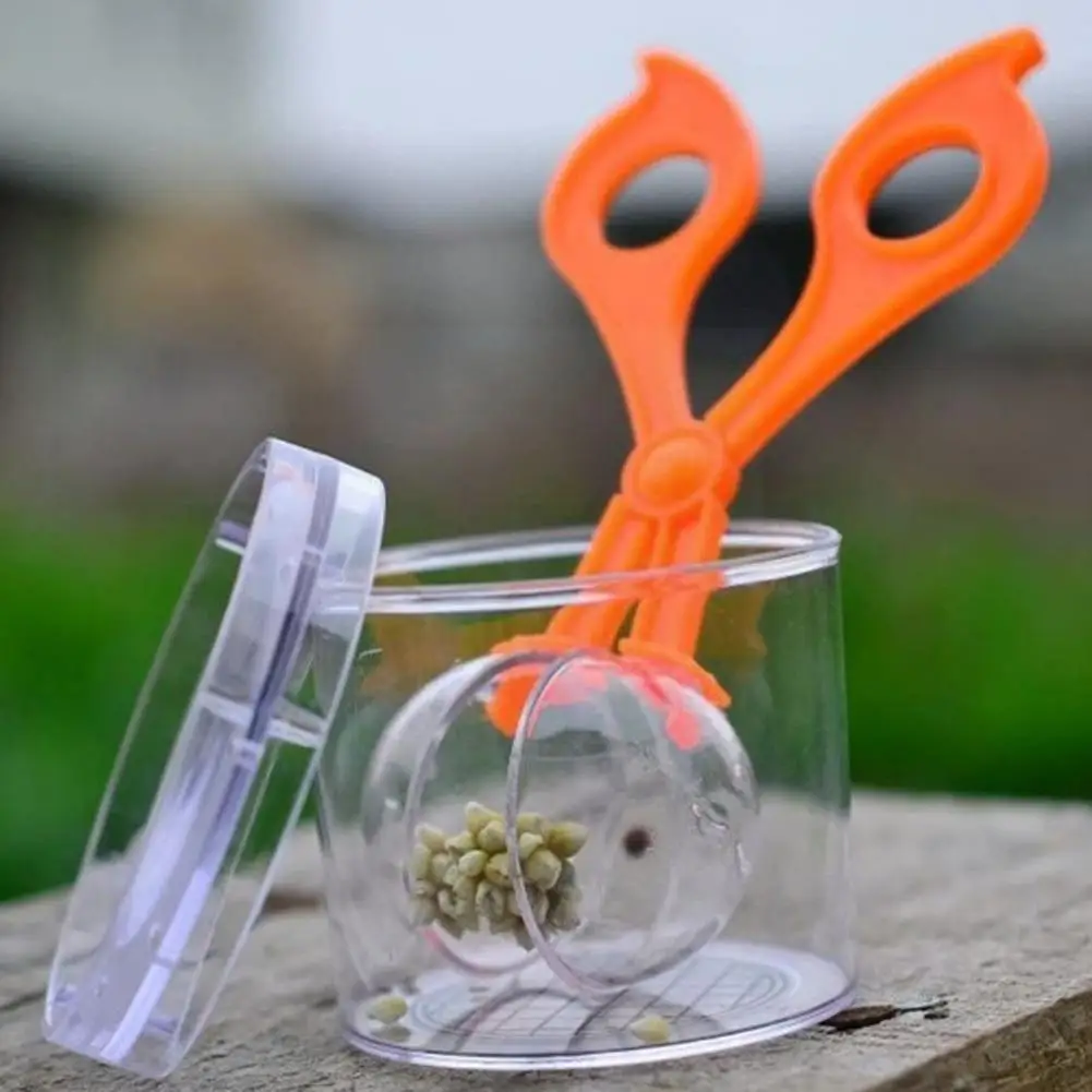 

Bug Insect Catcher Scissors Tongs Tweezers Scooper Clamp Kids Toy Cleaning Tool For Children Toy Handy Mosquito Trap U8V9