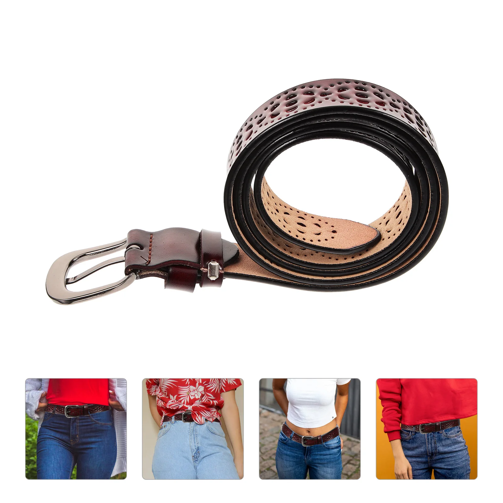 

Women Waist Belt Adjustable Clothing Womens for Dresses Metal Belts Ladies