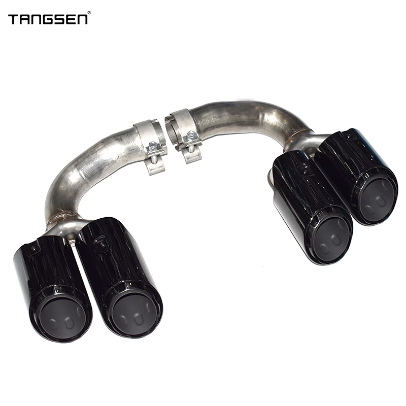 Для Porsche Cayenne 9Y0 2018–2024 обновленная выхлопная труба GTS круглая насадка с четырьмя