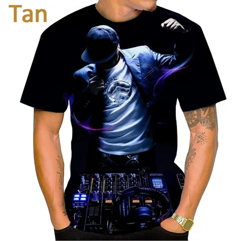 Полиэстер футболка DJ