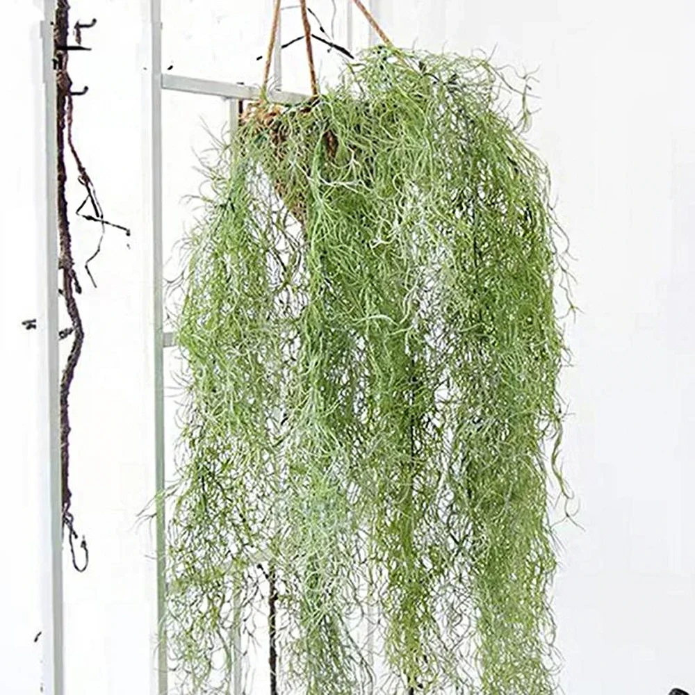 

85cm Air Grass Green Plants Vine Hanging Rattan For Party Wedding Garden Home Wall Decoration Artificial Flower Plastic Grass