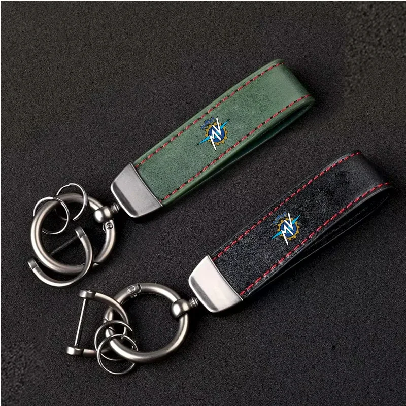 Для MV Agusta 675 800 Brutale Turismo Veloce RC 312RR 1 шт. мотоцикл металлический PU кожаный брелок для